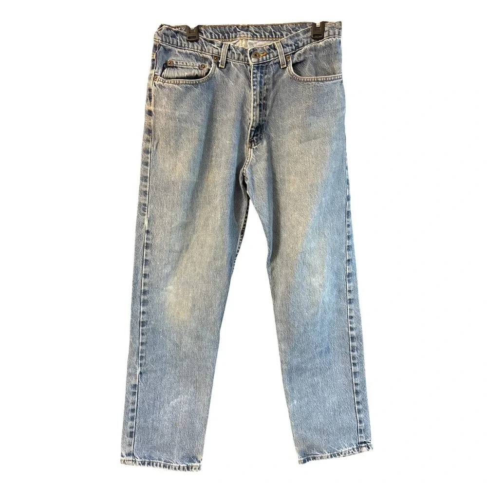 Polo Jeans Co Ralph Lauren Mens 34x30 Light Wash Classic Relaxed Fit Denim Jeans